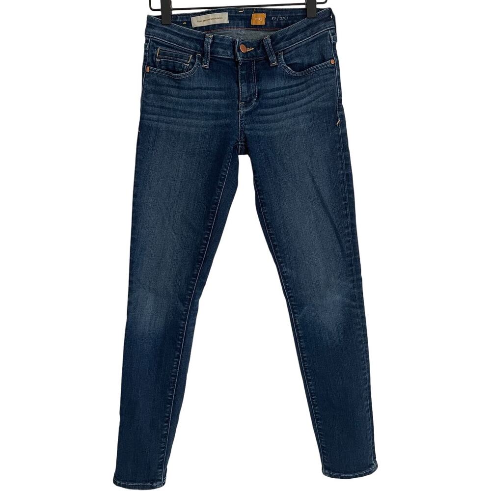 Anthro Pilcro And The Letterpress Stet Low Rise Skinny Jeans 25